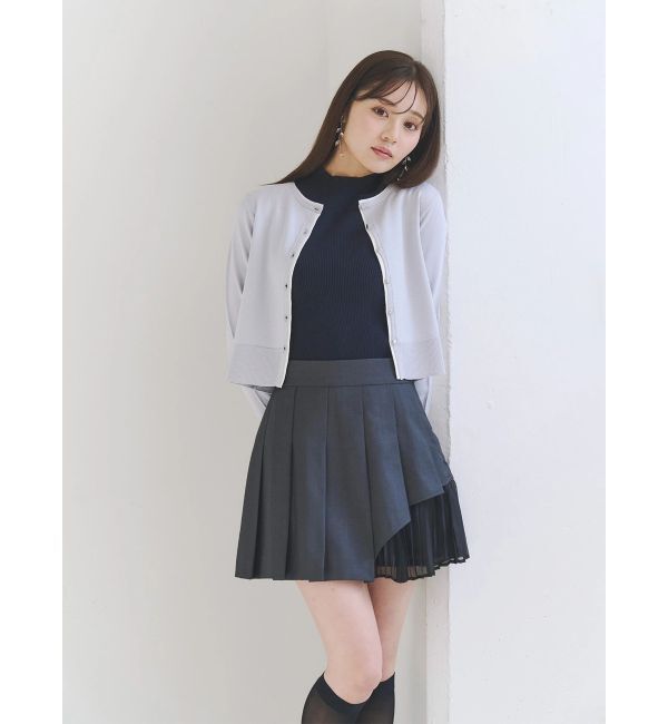 MERCURYDUO「【UVカット加工】クルーネックカーディガン」|カーディガン|