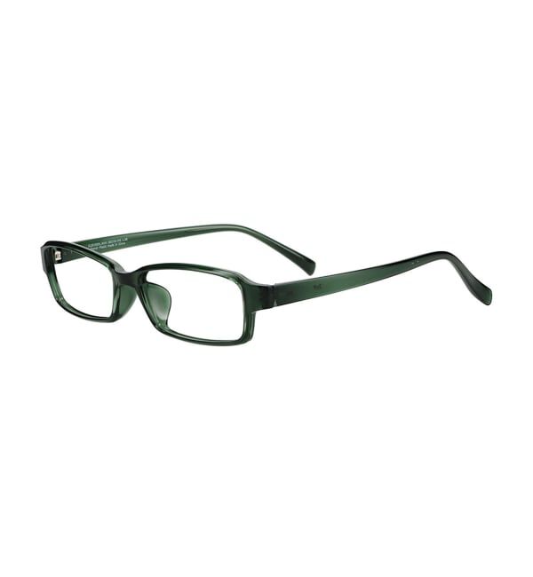  「スクエア型 メガネ | 横長 軽量 眼鏡 伊達めがね 度付き Zoff｜CLASSIC レンズ交換券付」|メガネ|
