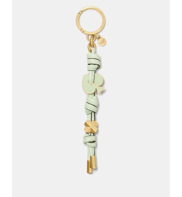 kate spade new york「スペード ロゴ エナメル ノット バッグ チャーム」|財布|