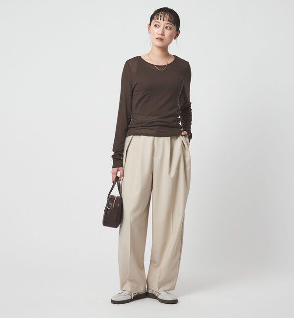 UNITED ARROWS green label relaxing「レディ シアー クルーネック カットソー」|Tシャツ・カットソー|