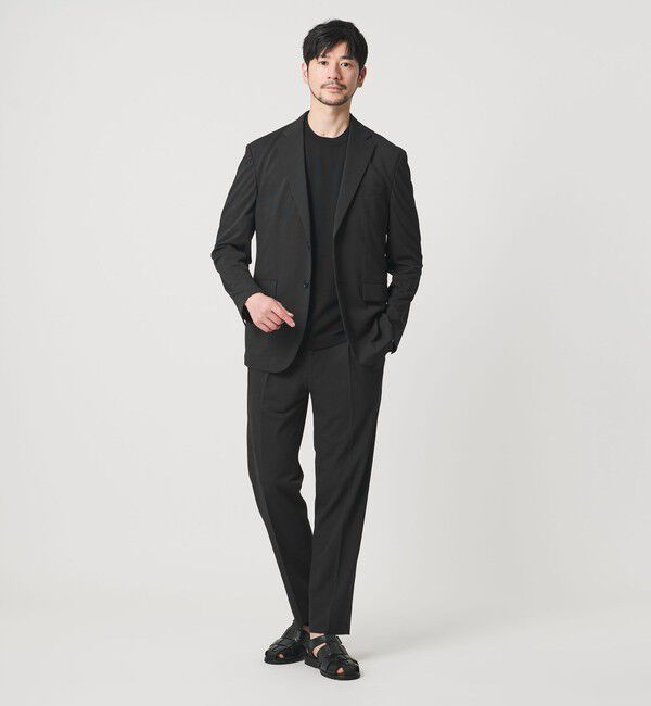 BEAUTY&YOUTH UNITED ARROWS「【WEB限定 WARDROBE SMART】エアリーピケ コンフォート セットアップ/ジャケット＆イージー」|スーツ|