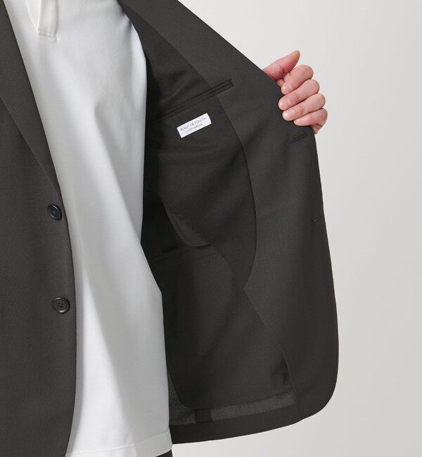 BEAUTY&YOUTH UNITED ARROWS「【WEB限定 WARDROBE SMART】エアリーピケ コンフォート セットアップ/ジャケット＆イージー」|スーツ|