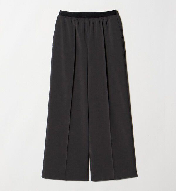 BEAUTY&YOUTH UNITED ARROWS「ゴムギャザー ワイドパンツ ウォッシャブル 防シワ」|その他|DK.GRAY