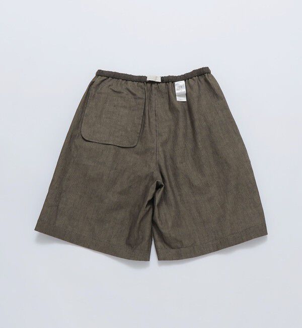 SHIPS「AMOMENTO: LINEN DRAWSTRING SHORTS」|チノ|