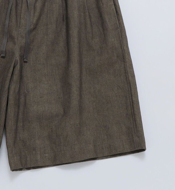 SHIPS「AMOMENTO: LINEN DRAWSTRING SHORTS」|チノ|