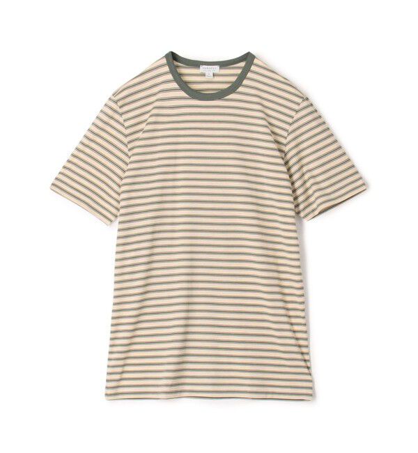 TOMORROWLAND BUYING WEAR「SUNSPELコットン クルーネックTシャツ」|Tシャツ・カットソー|54 Dusk Green