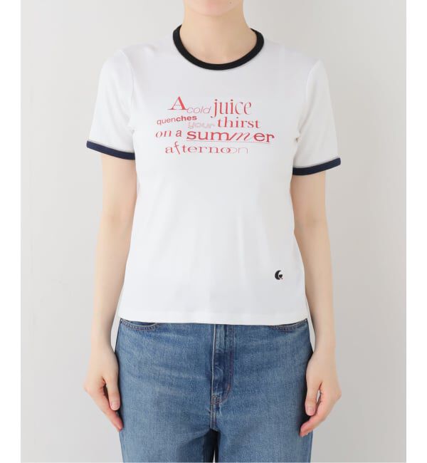 IENA「Girls Department club DOUBLE BIND PRINT Tシャツ GDC26A-003」|Tシャツ・カットソー|