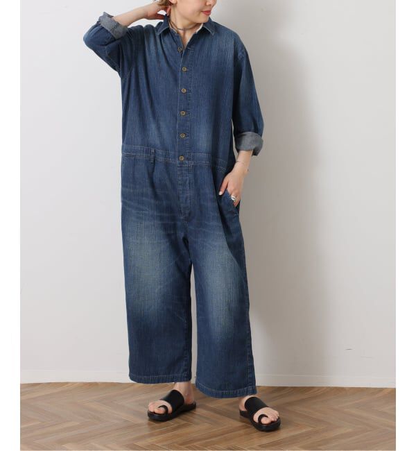 journal standard luxe「《予約》8OZデニムテーパーオールインワン」|オールインワン|