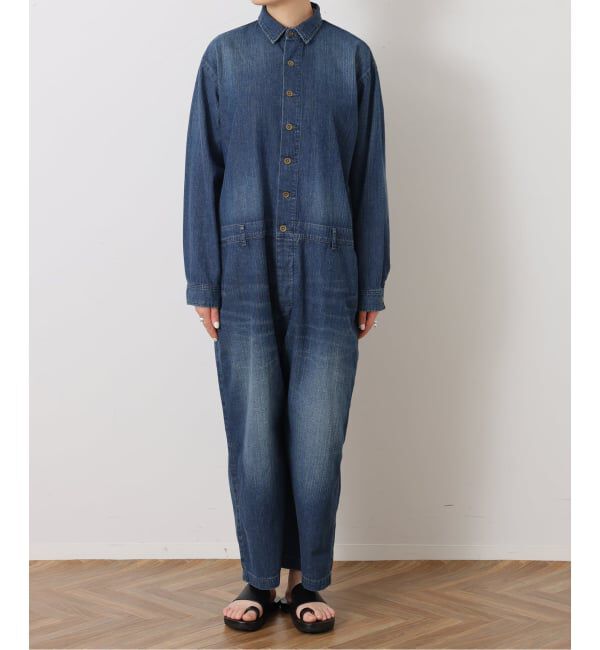 journal standard luxe「《予約》8OZデニムテーパーオールインワン」|オールインワン|