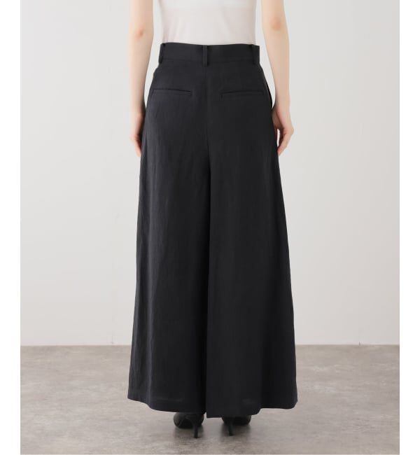 journal standard L'essage「《セットアップ可》トリプルリネンキュロットパンツ」|スラックス|