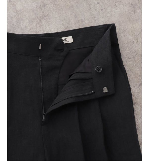journal standard L'essage「《セットアップ可》トリプルリネンキュロットパンツ」|スラックス|
