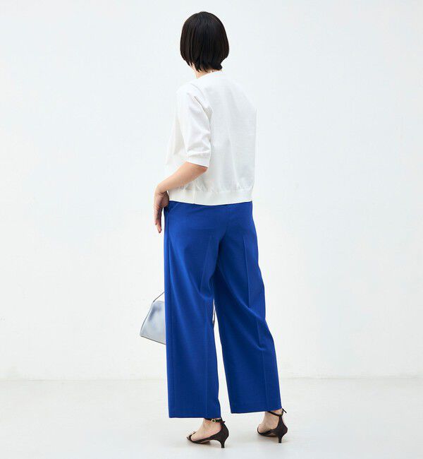 NOLLEY'S「《手洗い可能》コットンテックス6分袖カーディガン」|カーディガン|