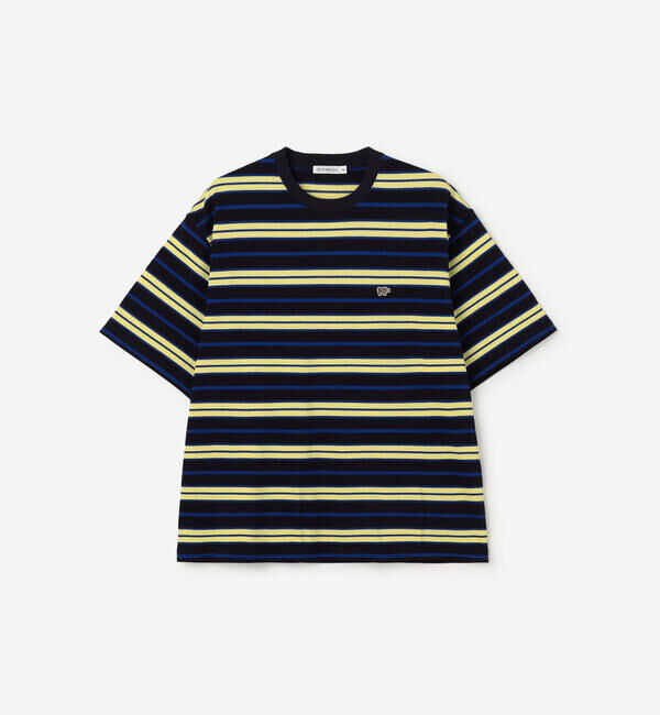  「SCYE BASICS |〈別注〉コットン 鹿の子ボーダーTシャツ MEN」|Tシャツ・カットソー|