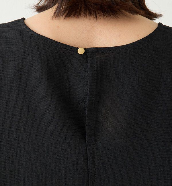  「【セットアップ着用可能/ドライタッチ/シワになりにくい】メッシュフレンチブラウス」|シャツ・ブラウス|