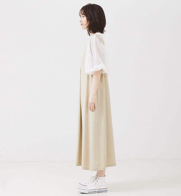 abahouse mavie「【大人のいちまんワンピ】2WAYジャンパースカート」|ジャンパースカート|