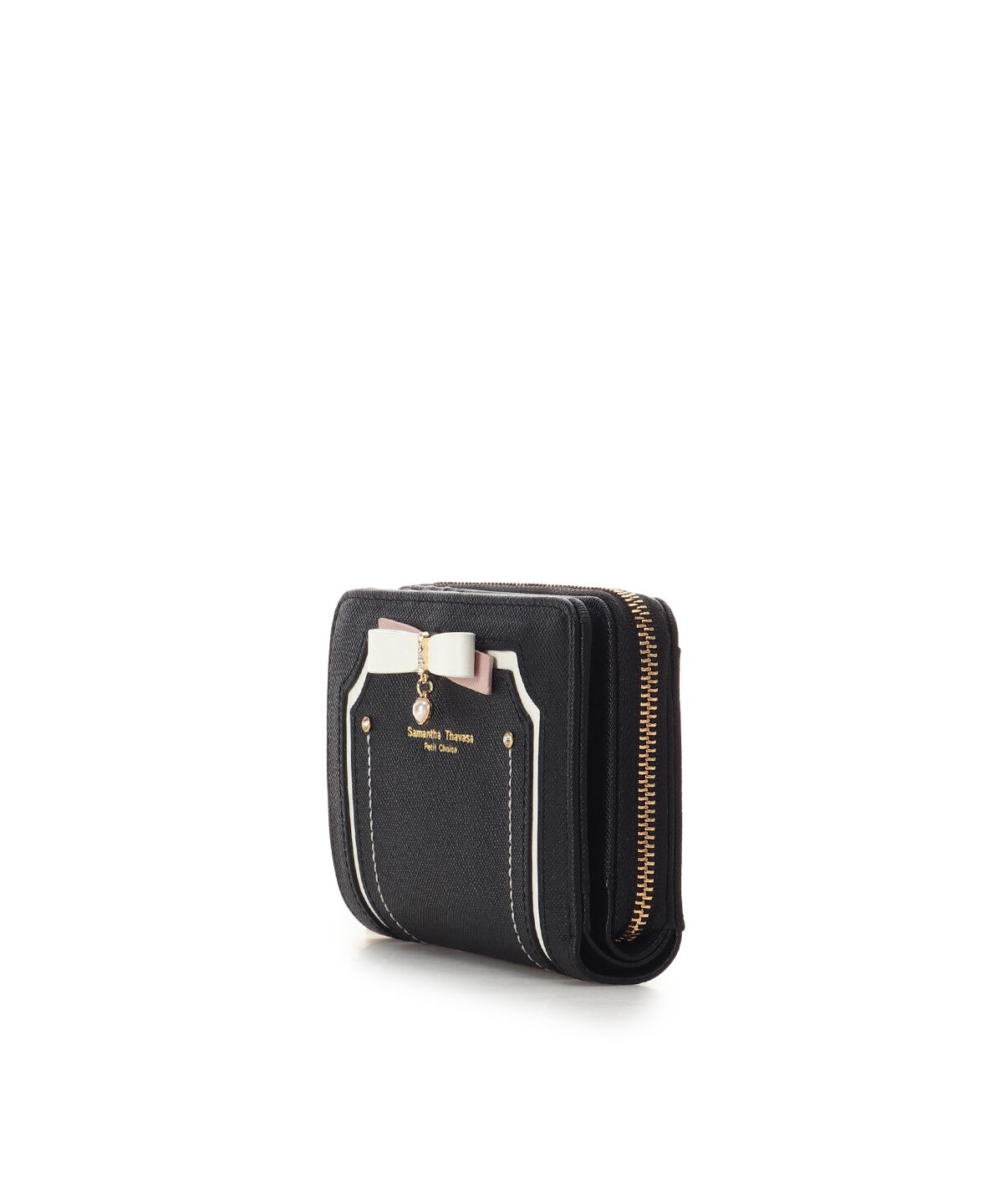 Samantha Thavasa Petit Choice「バイカラーリボン 折財布」|財布|