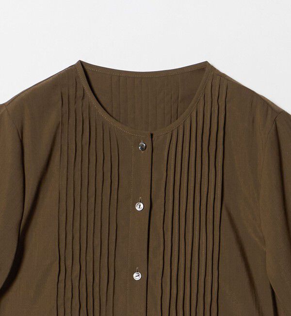 UNITED ARROWS green label relaxing「ピンタック 5分袖 ブラウス」|シャツ・ブラウス|