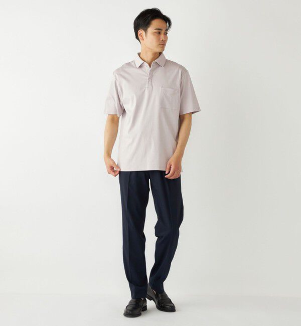 SHIPS Colors 「SHIPS Colors:〈接触冷感・抗菌防臭〉シルケット スムース ポロシャツ」|ポロシャツ|