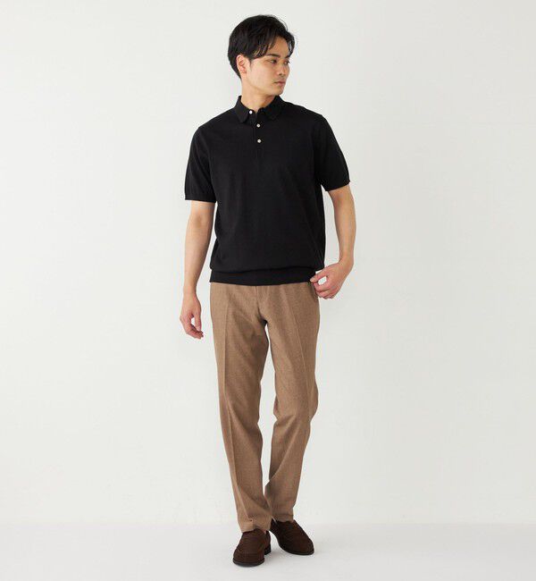 SHIPS Colors 「SHIPS Colors:〈洗濯機可能〉14G 天竺 ニット ポロシャツ◇」|ポロシャツ|