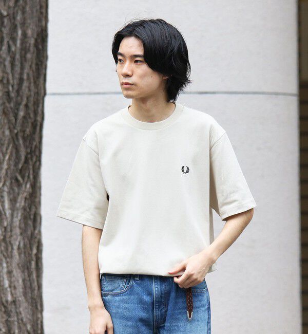 SHIPS「【SHIPS別注】FRED PERRY: ワンポイントロゴ ピケ Tシャツ 26SS」|Tシャツ・カットソー|オートミール