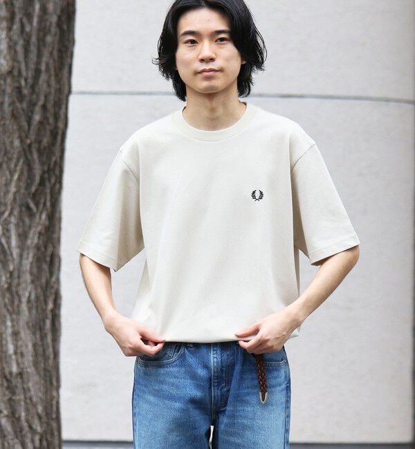 SHIPS「【SHIPS別注】FRED PERRY: ワンポイントロゴ ピケ Tシャツ 26SS」|Tシャツ・カットソー|