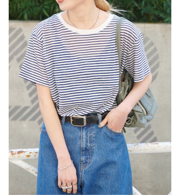OUTDOOR PRODUCTS Usual Things「シアースラブコットン エブリデイTEE」|Tシャツ・カットソー|ネイビー