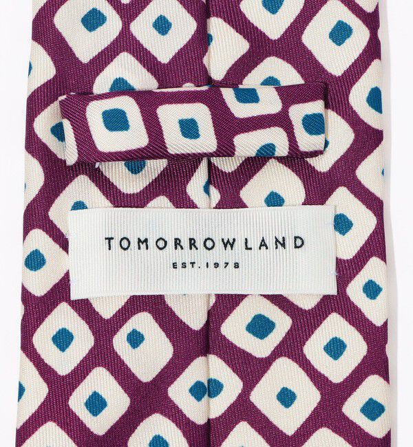 TOMORROWLAND GOODS「TOMORROWLAND シルクプリント 小紋柄ネクタイ」|ネクタイ・蝶ネクタイ|