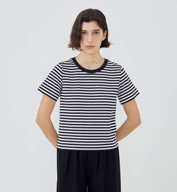 GALERIE VIE「ファインコットン ショートプルオーバー」|Tシャツ・カットソー|