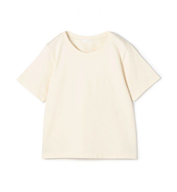 GALERIE VIE「ファインコットン ショートプルオーバー」|Tシャツ・カットソー|41 ライトベージュ