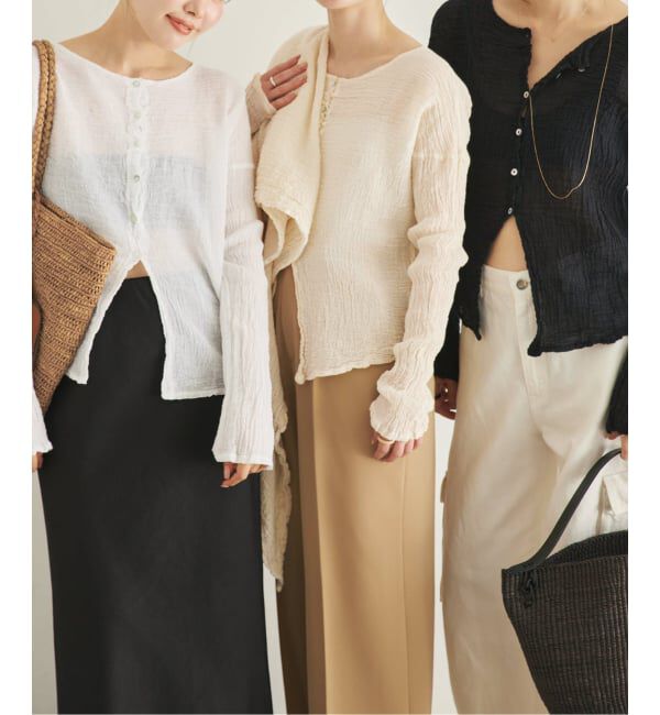 Plage「《追加》LES ATELIERS FRANCAIS DE CONFECTION 別注 OPEN BTN 2WAY ブラウス 2」|シャツ・ブラウス|