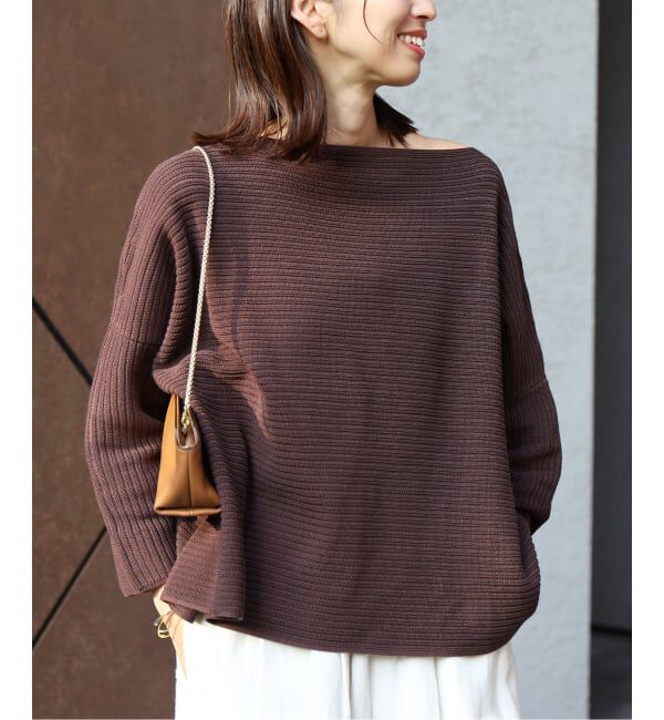 VERMEIL par iena「《手洗い可》Shaelycarn プルオーバー」|ニット・セーター|ブラウン