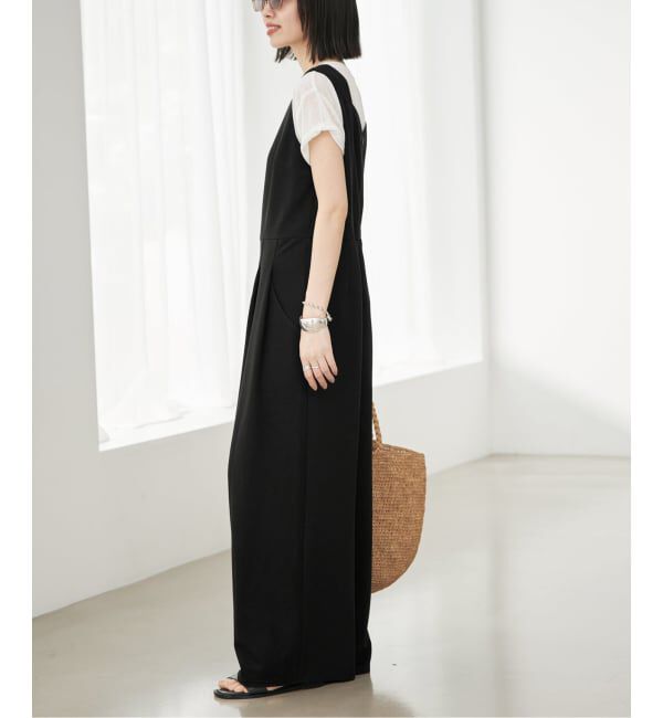 SLOBE IENA「《WEB限定サイズ有り/3サイズ展開》カットオールインワン」|オールインワン|