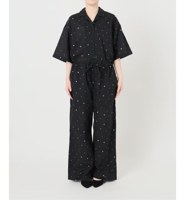 IENA「別注 COUTURE D'ADAM/クチュールドアダム Tiered Jamp suit 26SS-278」|オールインワン|