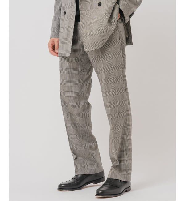 EDIFICE「COUTURE D&rsquo;ADAM (クチュール ド アダム) 別注 Officer's Trousers Glencheck」|スラックス|
