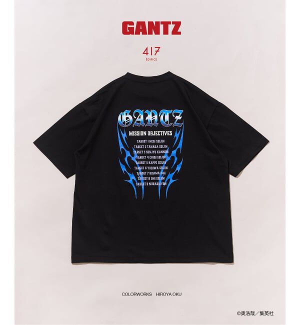 417 EDIFICE「追加｜GANTZ / ガンツ 417別注『COLOR WORKS』Tシャツ」|Tシャツ・カットソー|