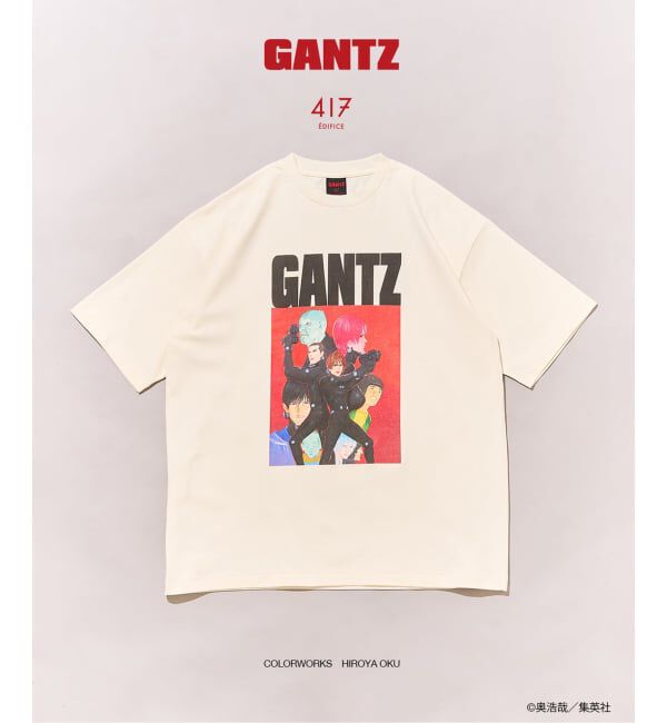 417 EDIFICE「追加｜GANTZ / ガンツ 417別注『COLOR WORKS』Tシャツ」|Tシャツ・カットソー|ナチュラル