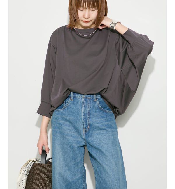 journal standard L'essage「プレーティングJERSEYドルマンプルオーバー」|Tシャツ・カットソー|