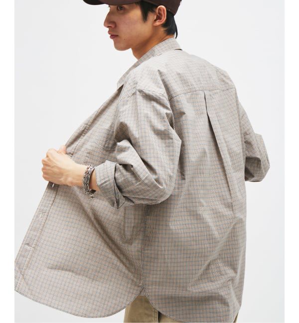 JOURNAL STANDARD「STILL AUTHENTIC / スティル オーセンティック ミニチェック シャツ」|シャツ・ブラウス|ベージュ