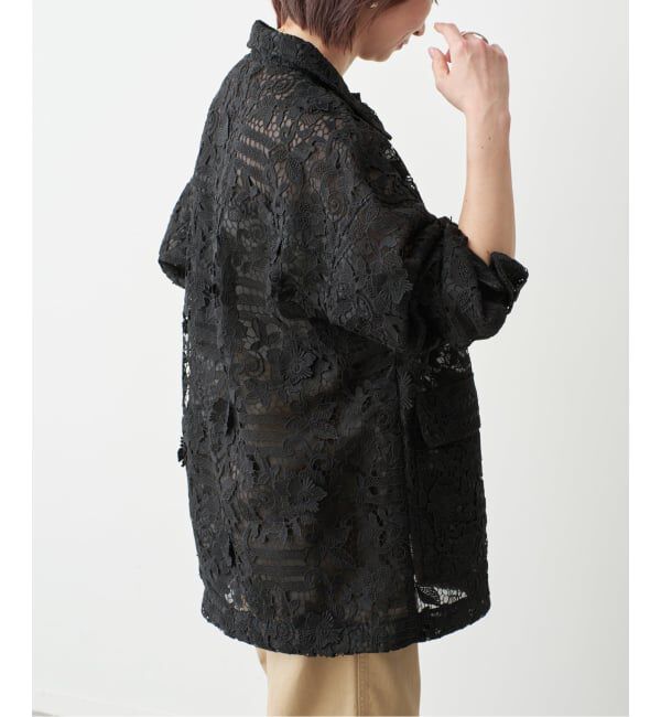 Spick and Span「《一部店舗+WEB限定》LAYAS/レイヤーズ レースシャツジャケット」|その他|