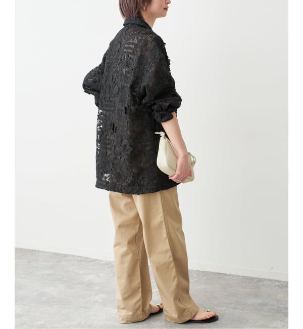 Spick and Span「《一部店舗+WEB限定》LAYAS/レイヤーズ レースシャツジャケット」|その他|
