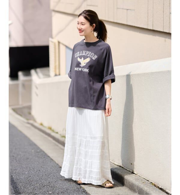 FRAMeWORK「CHAMPION/チャンピオン 別注14s/1 Jesey RAGLAN Tシャツ」|Tシャツ・カットソー|