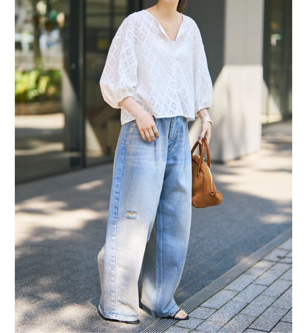 Spick and Span「《WEB限定》レースボレロブラウス」|シャツ・ブラウス|