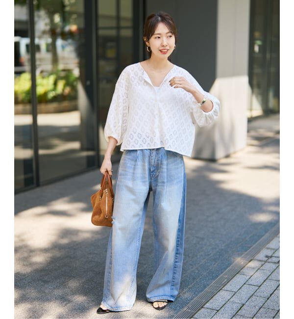 Spick and Span「《WEB限定》レースボレロブラウス」|シャツ・ブラウス|