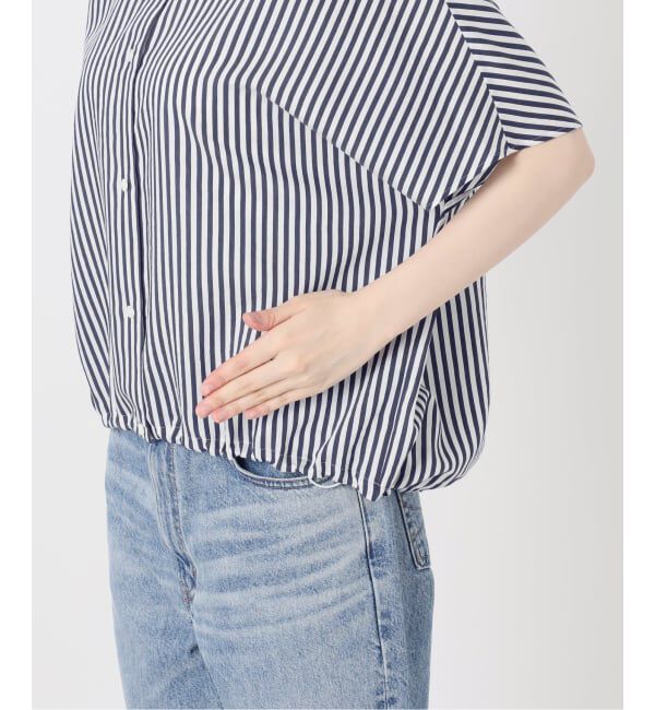 Spick and Span「《予約》エアリーストライプドルマンシャツ」|シャツ・ブラウス|