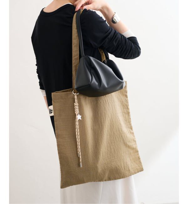  「《A4収納対応◎》LE TALON spring sheer tote」|トートバッグ|カーキ