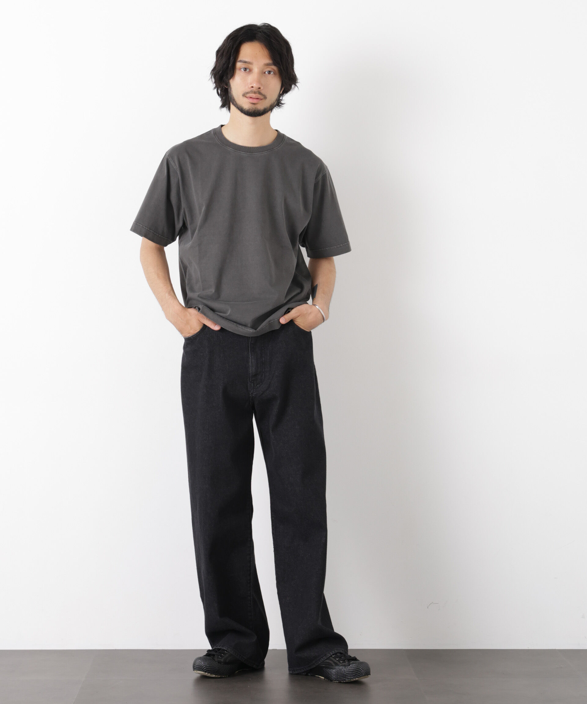 nano･universe「オーバーダイ フェードTシャツ 半袖」|Tシャツ・カットソー|