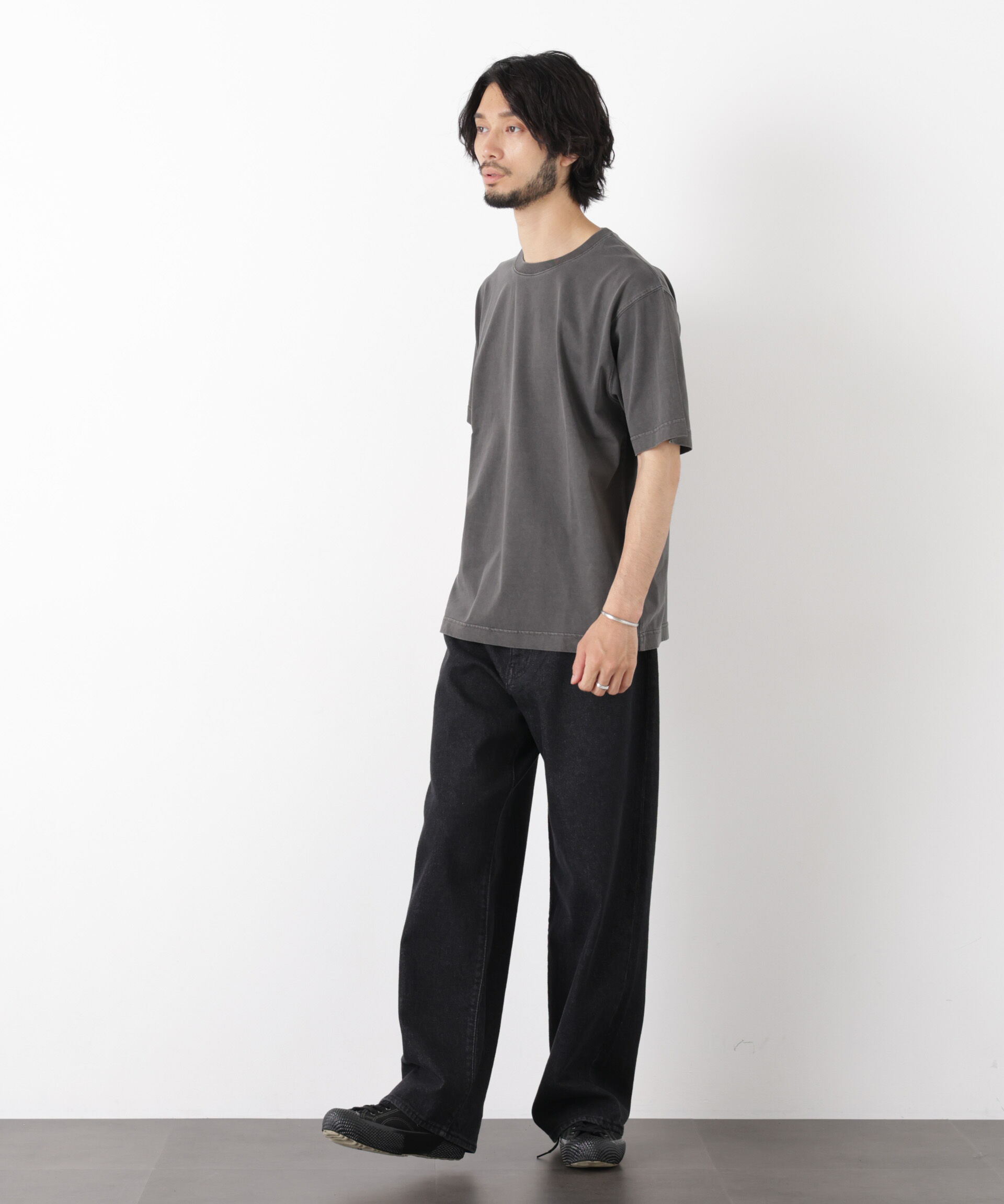 nano･universe「オーバーダイ フェードTシャツ 半袖」|Tシャツ・カットソー|
