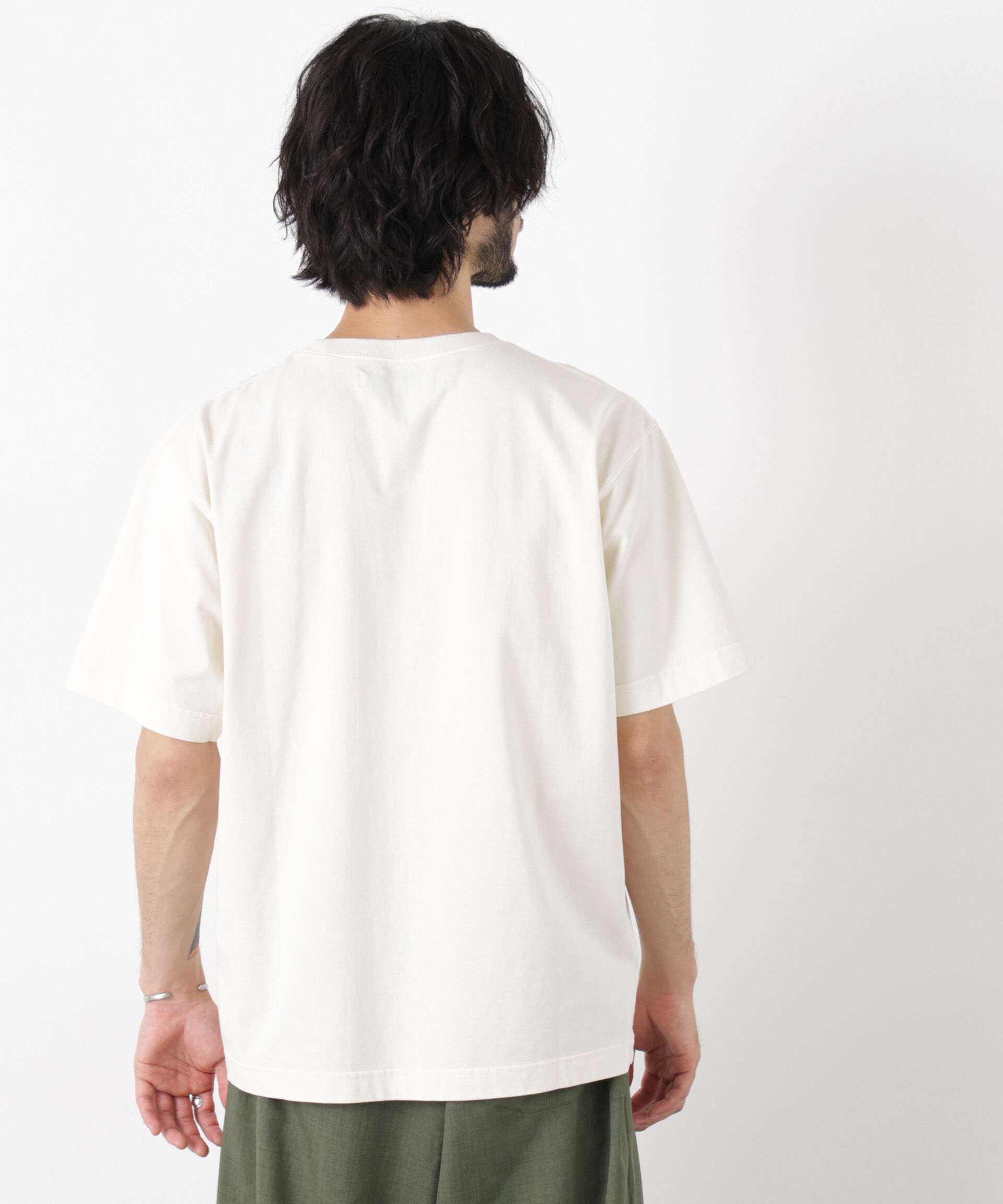 nano･universe「オーバーダイ フェードTシャツ 半袖」|Tシャツ・カットソー|