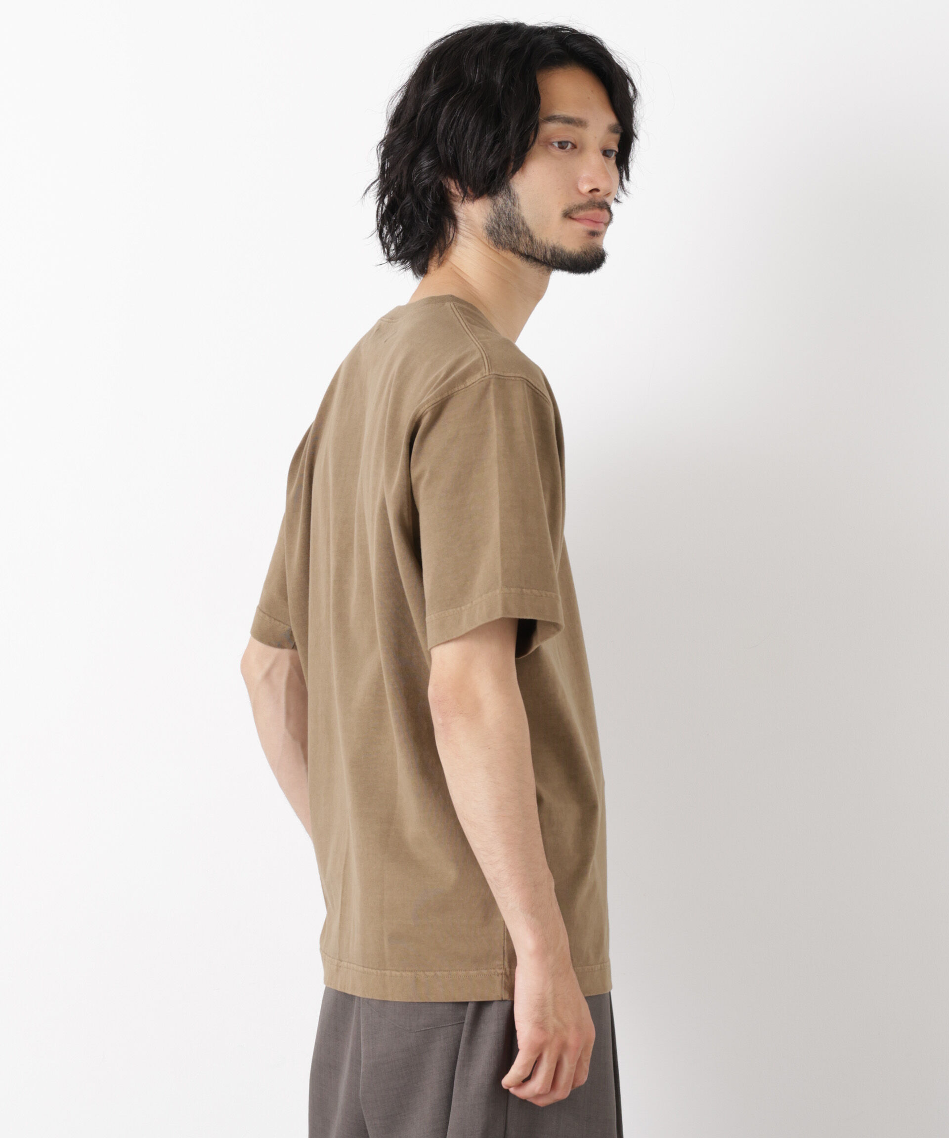 nano･universe「オーバーダイ フェードTシャツ 半袖」|Tシャツ・カットソー|
