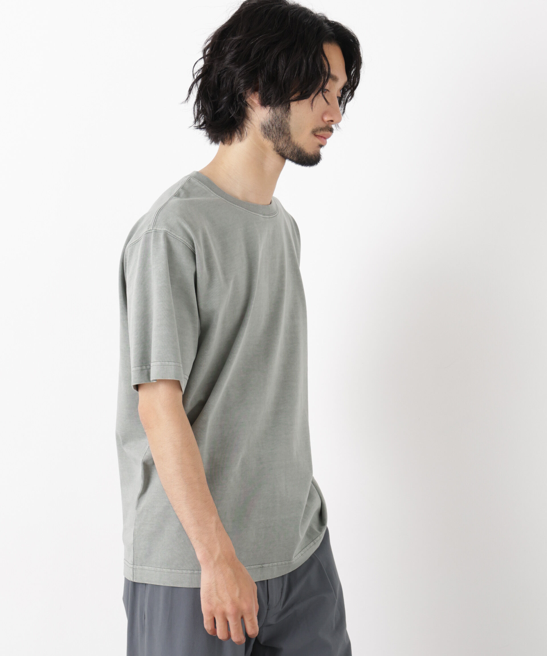 nano･universe「オーバーダイ フェードTシャツ 半袖」|Tシャツ・カットソー|